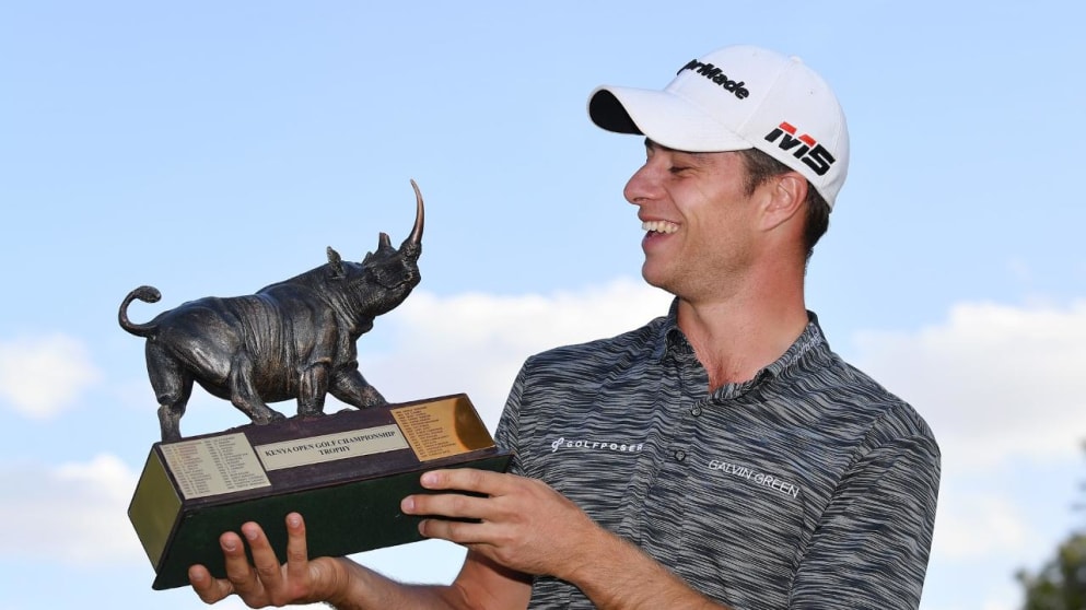 Guido Migliozzi claimed his maiden European Tour title at the Magical Kenya Open in 2019