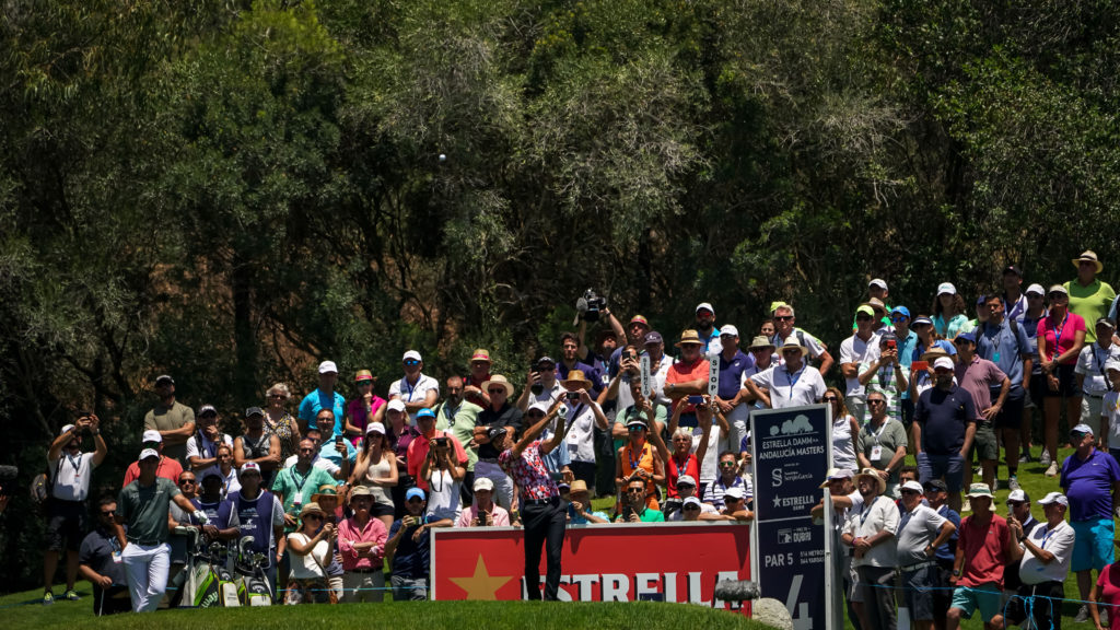 Álvaro Quirós, in the 2019 Estrella Damm N.A. Andalucía Masters (credit © Real Club Valderrama)