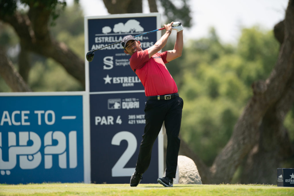 Pablo Larrazábal in the 2019 Estrella Damm N.A. Andalucía Masters (credit © Real Club Valderrama)