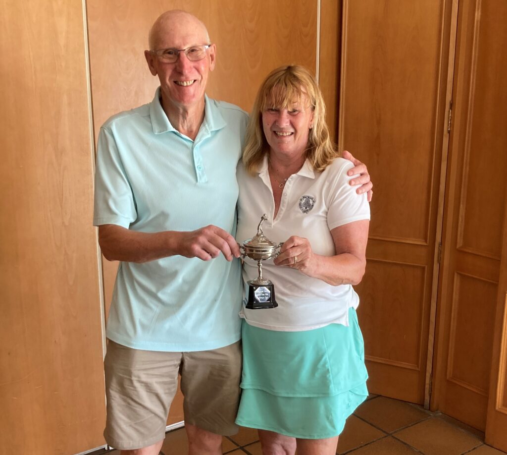 CAZ RETAINS 3 CLUBS & PUTTER TROPHY