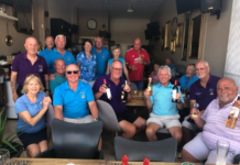 Busters Golf Society July 2022 Presidents Day Our winner on the day with thirty-nine points (and a cut in handicap) was Steve Taggart.