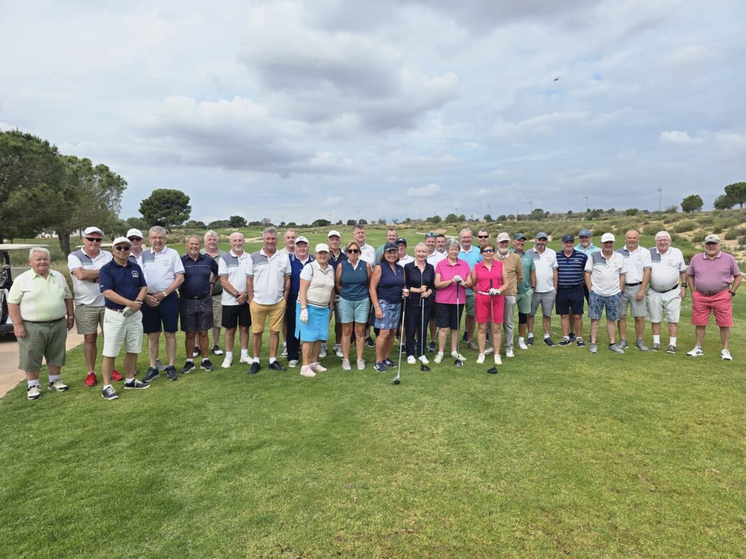 With spirits high, we headed off for a grand day of golf... but Mother Nature had other plans.