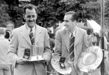 IN THE BUNKER WITH MICK THE GRIP England’s WINNING team was Yorkshire’s Tommy Thirsk and Lancashire’s Arnold Bentley.